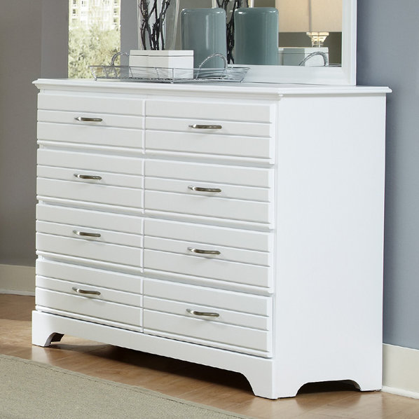 August Grove Della 8 Drawer Double Dresser & Reviews Wayfair